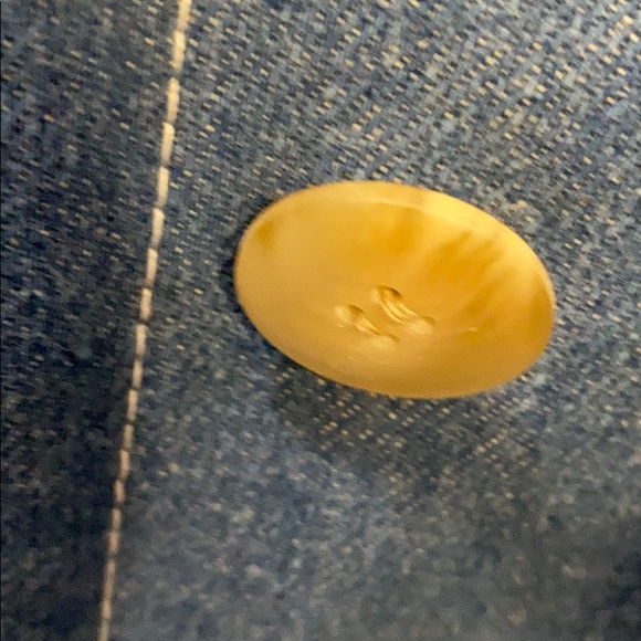 Women’s single breasted denim pea coat, made in US - Picture 6 of 7